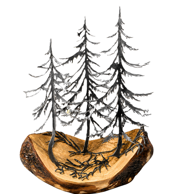 Windswept Pine & Wood Sculpture
