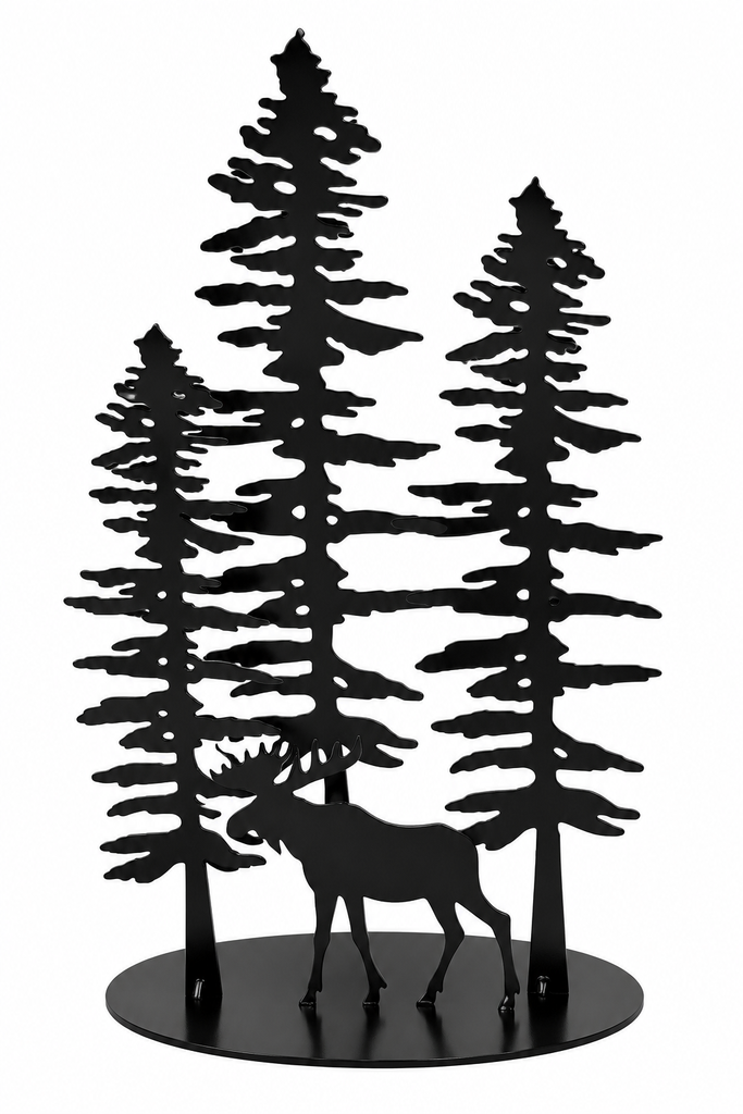 Sitka Trees with Moose