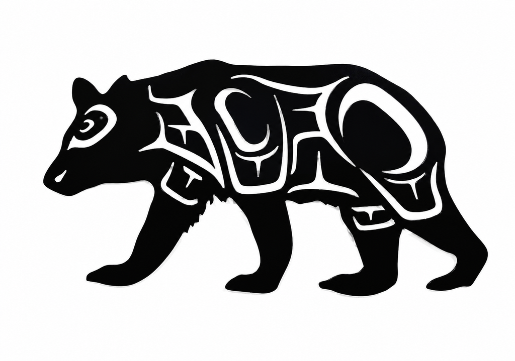 Coast Salish Bear - Wall Mounted