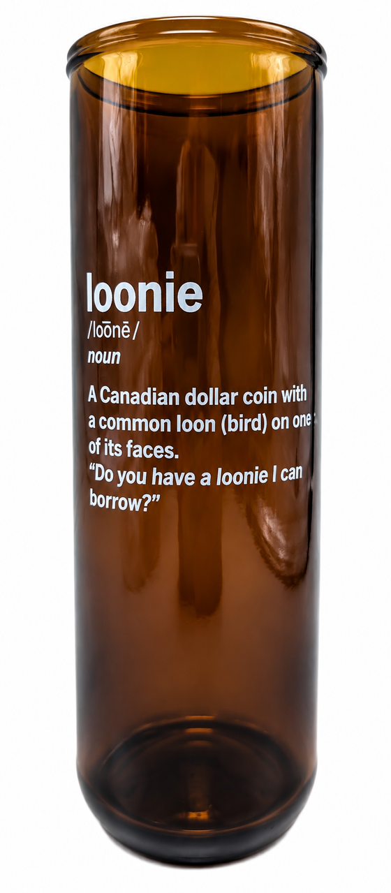Loonie Beer Glass