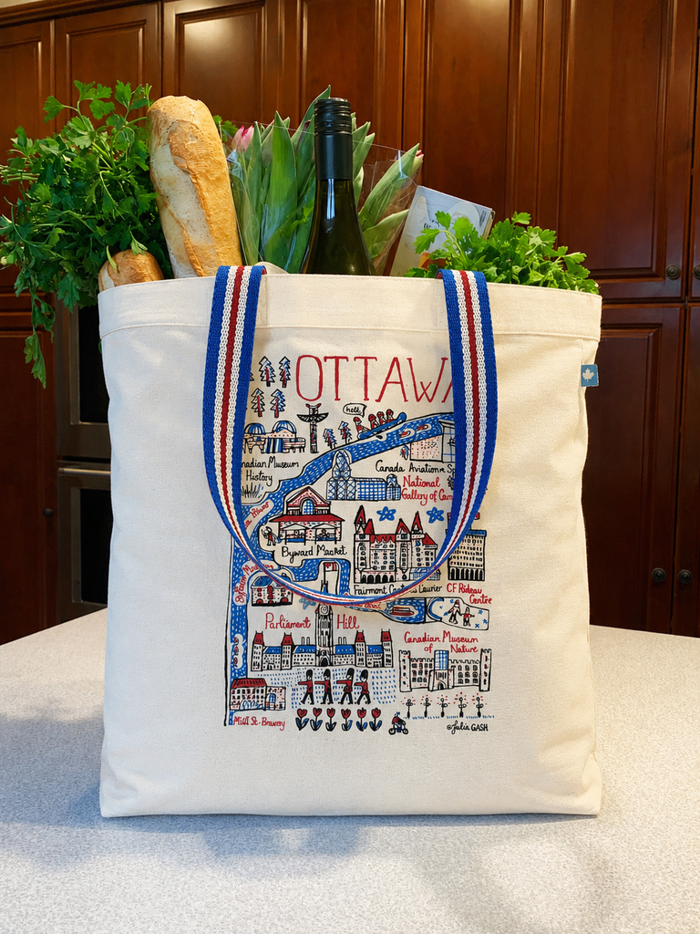 Ottawa Cityscape Tote Bag - Large