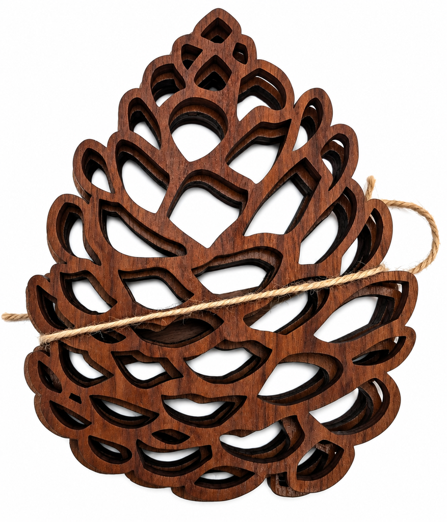 Pine Cone Shaped Coaster Set