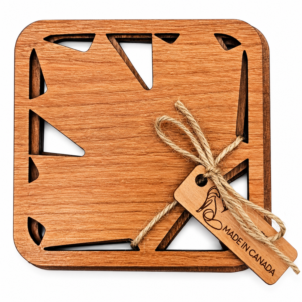 Maple Leaf Coaster Set