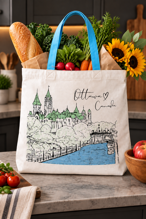 Ottawa Parliament Tote Bag