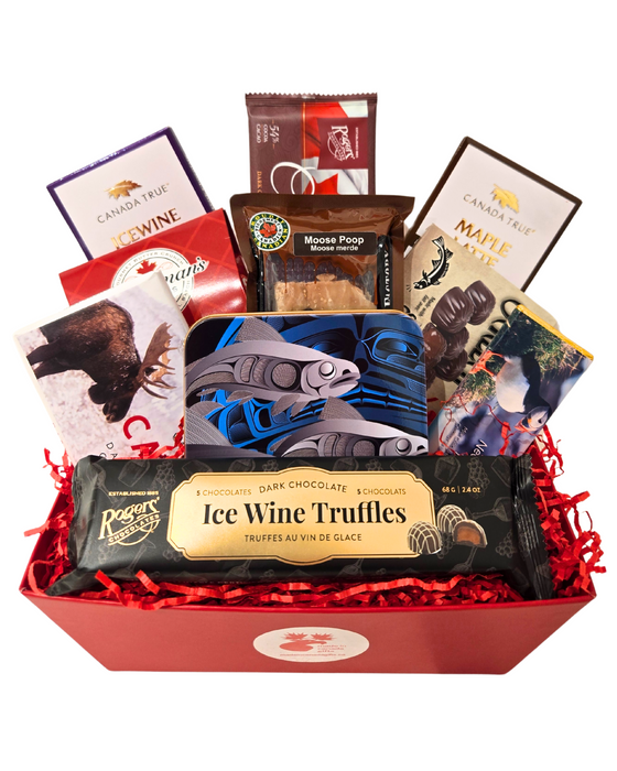Canadian Chocolate Gift Basket - Medium