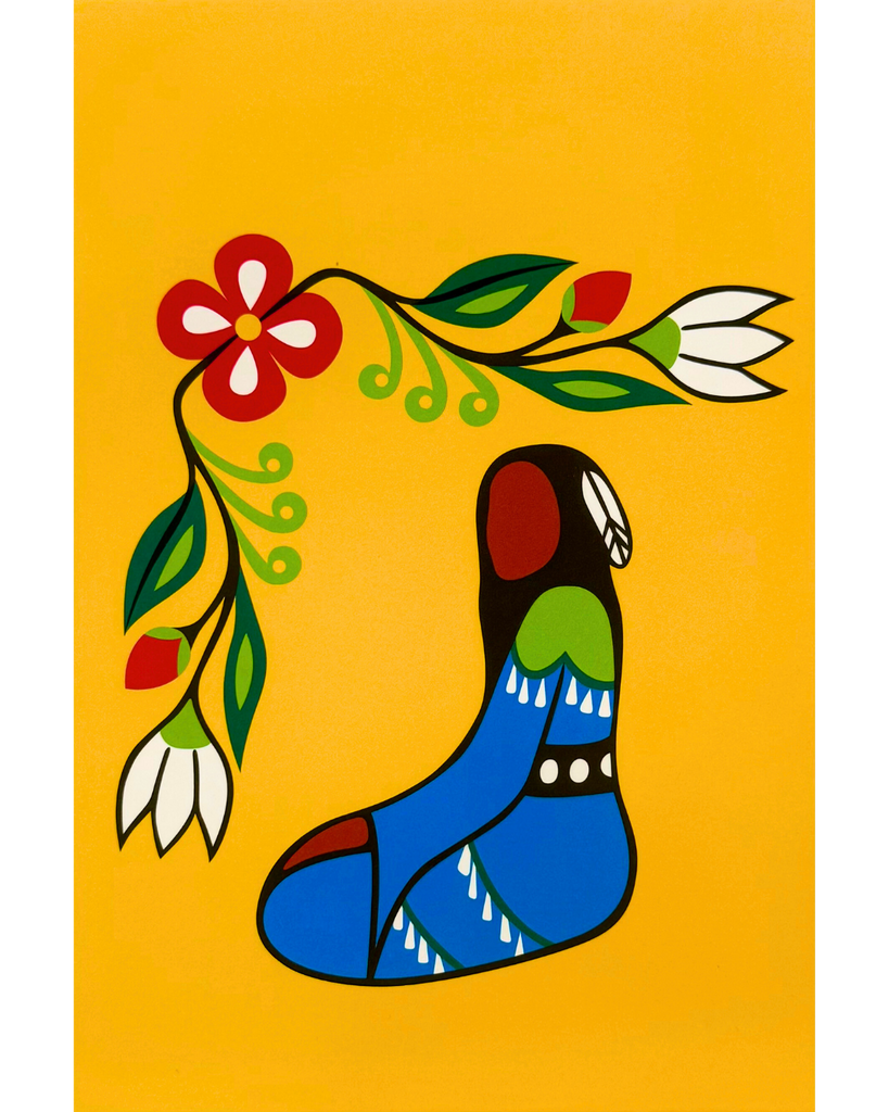 Her Jingle Dress Postcard