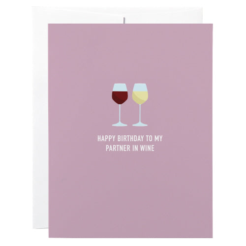 Partner In Wine Card