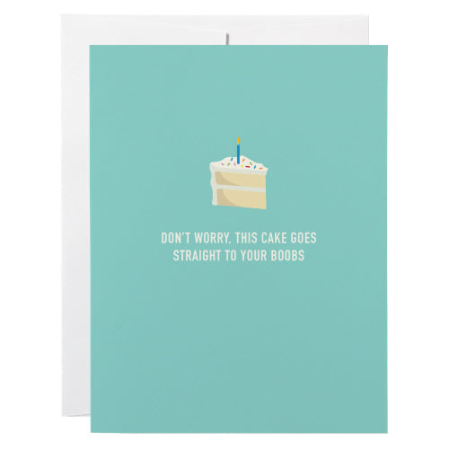 Cake Boobs Card