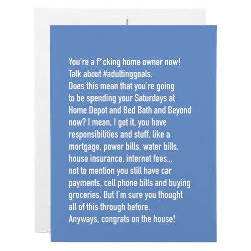 Home Owner Card