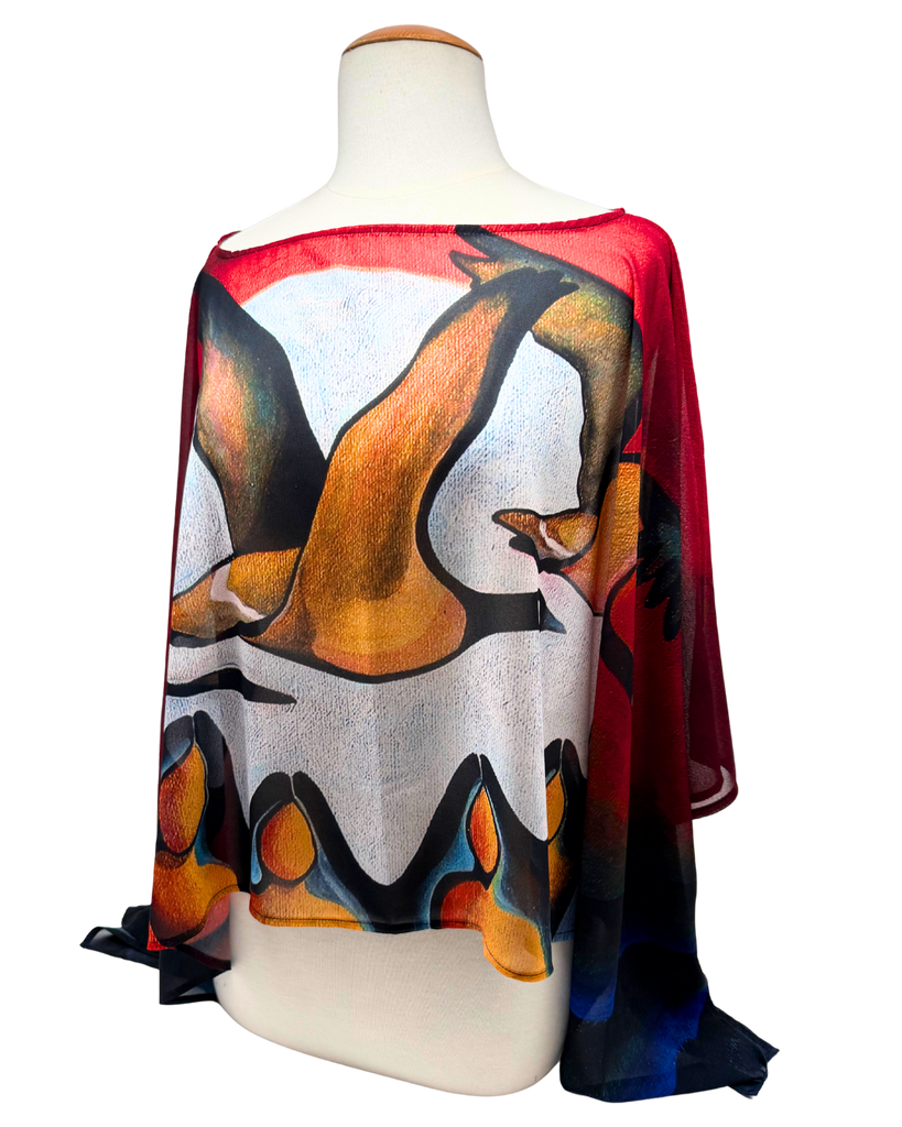 "Geese Spirit" Shawl