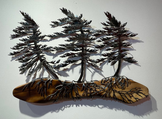 Cathy Mark - Wall Mounted Wood & Metal Sculpture