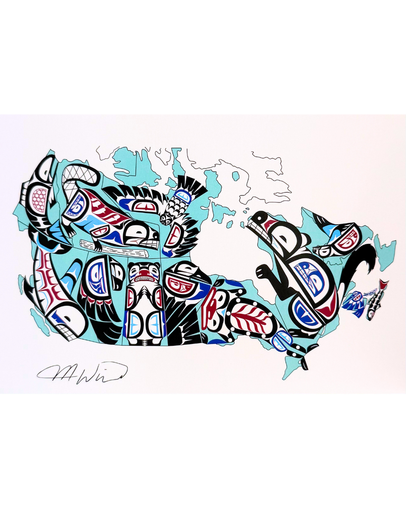 Indigenous Canada Postcard