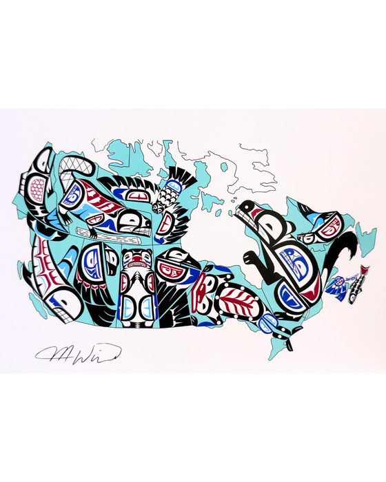 Indigenous Canada Postcard