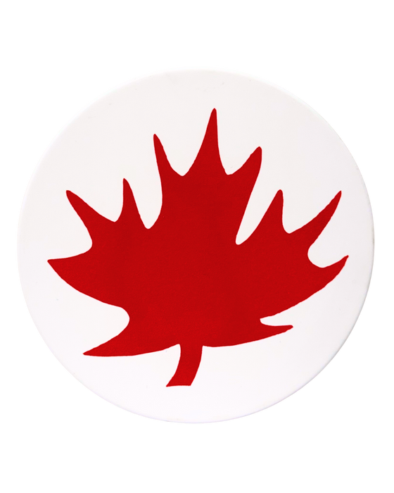 Maple Leaf Logo Coaster