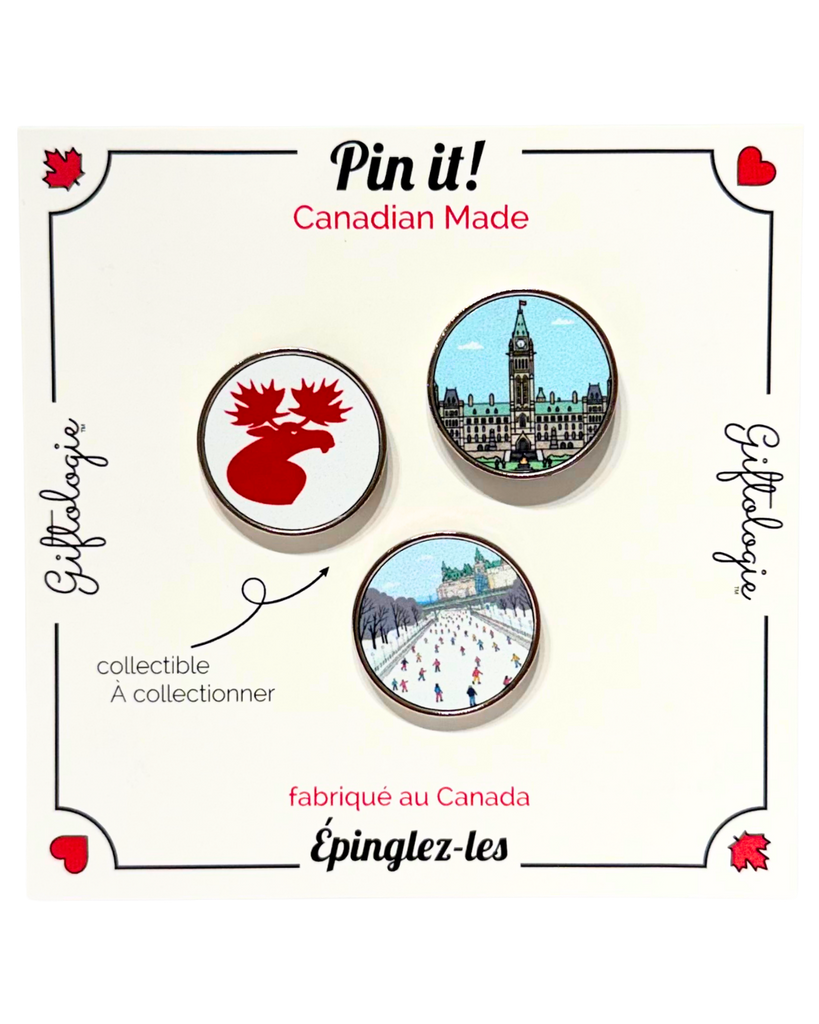 Ottawa Set of 3 Pins