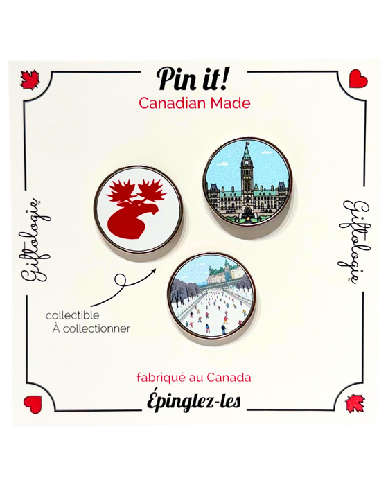 Ottawa Set of 3 Pins