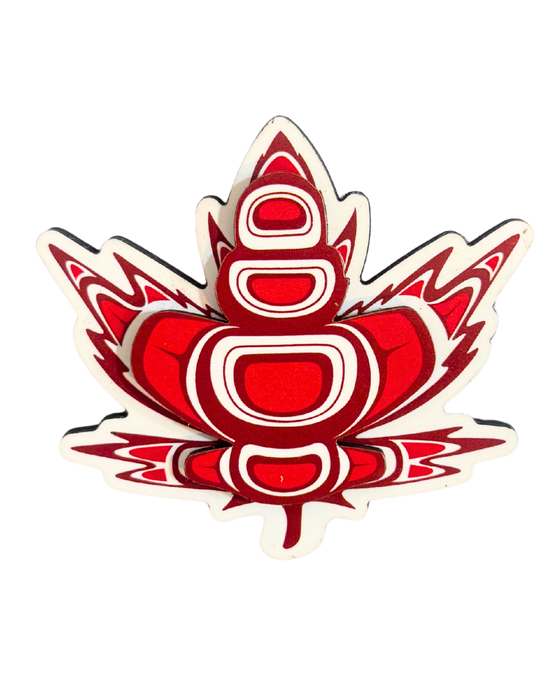 3D Magnet Maple Leaf