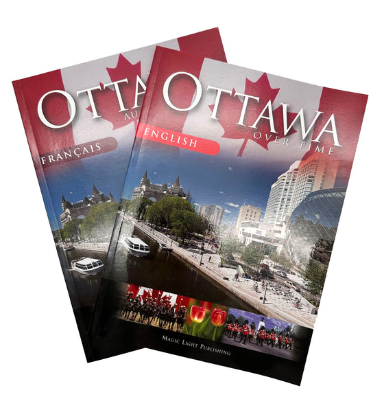 "Ottawa Over Time" photography book featuring pictures of Canada's capital at different periods of time.