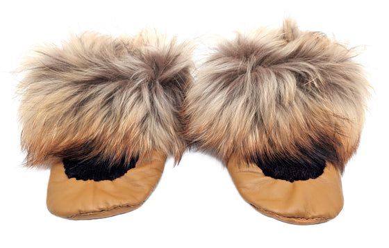 Women's Leather Slippers - Daisy Savard