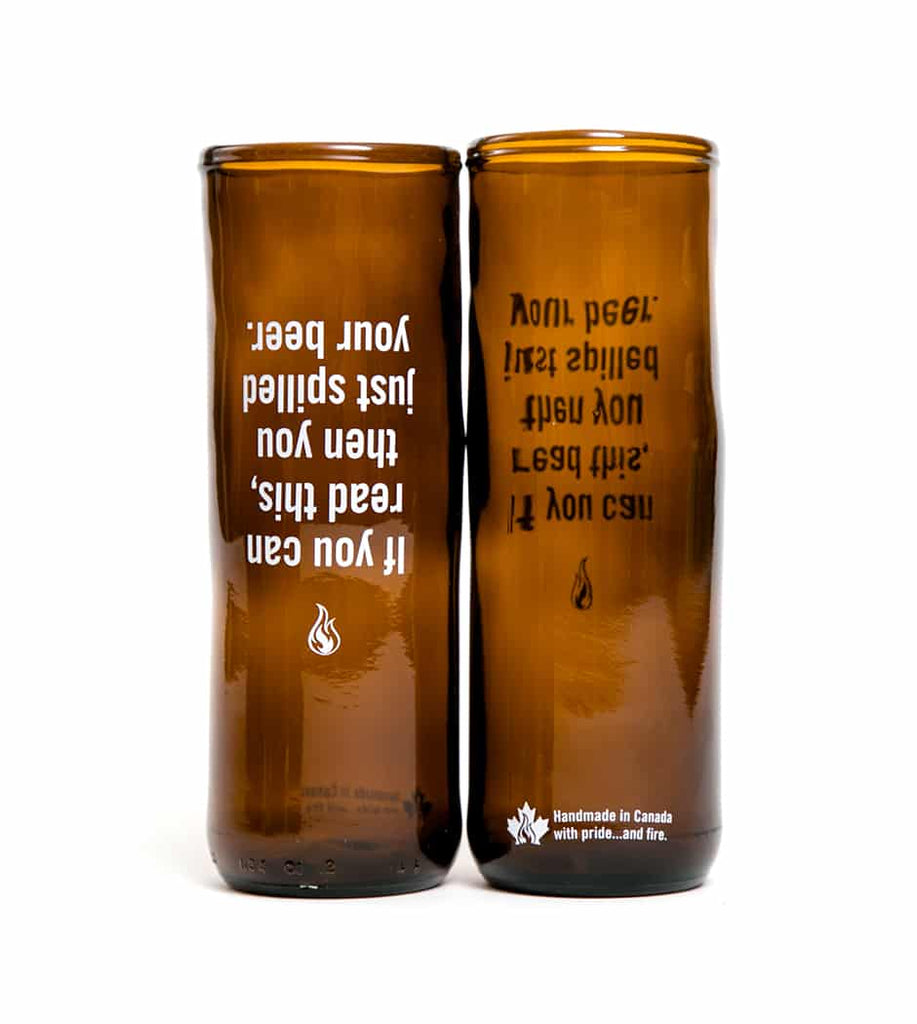 Upside Down Beer Glass