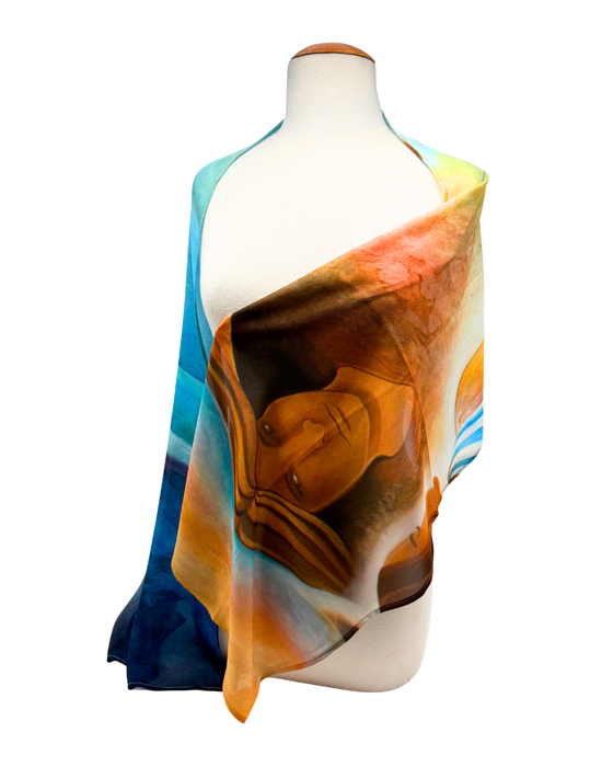 "River Keeper" Chiffon Scarf