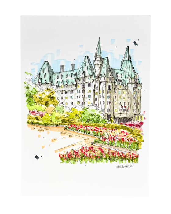 Tulip Festival Sketch