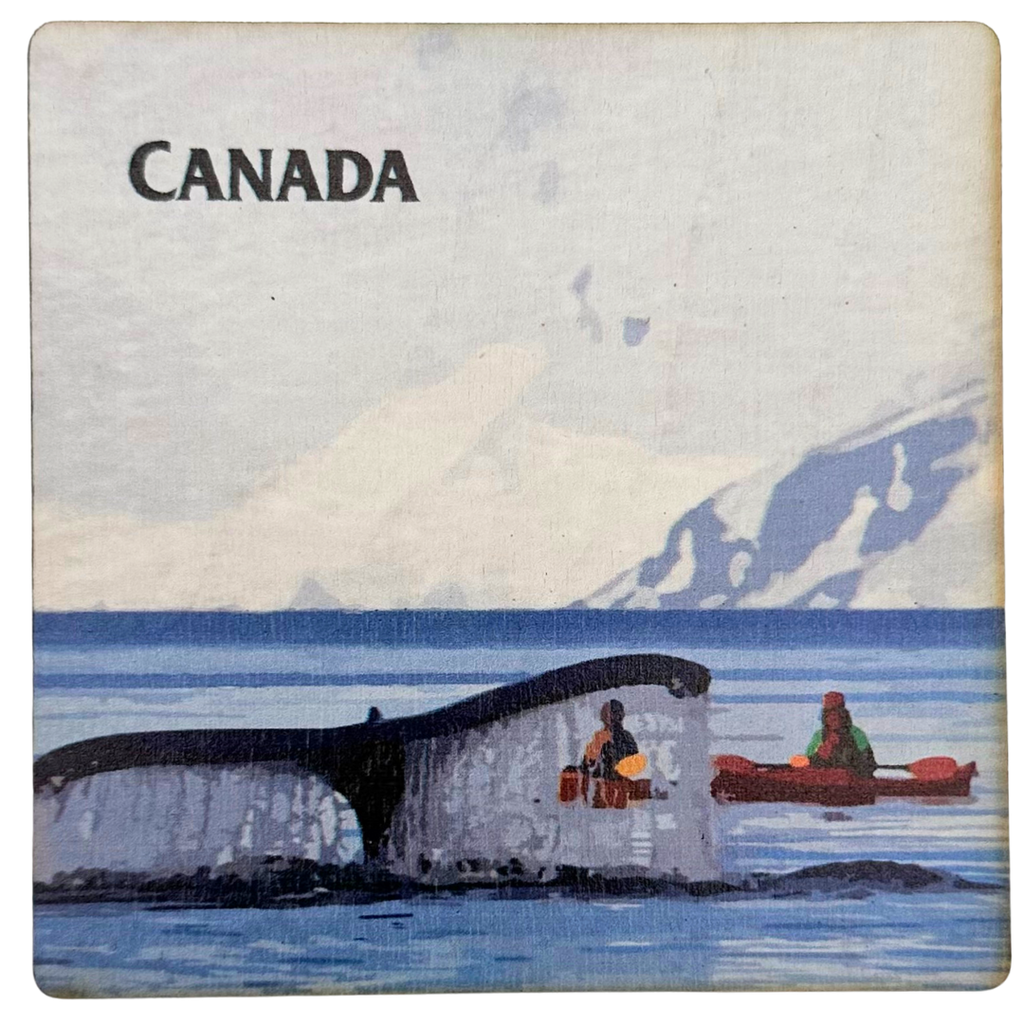 Canadian Whale Tail Coaster Made In Canada Gifts canadian-whale-tail-coaster-made-in-canada-gifts