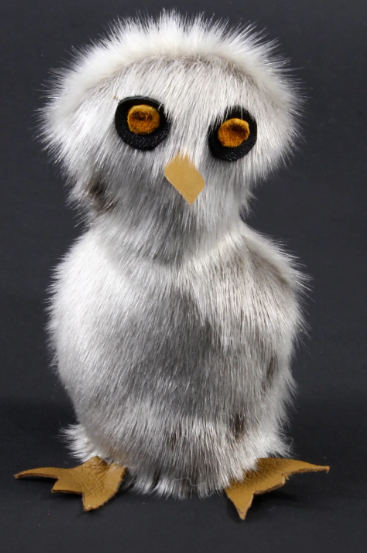 Grey Sealskin Ookpik (Owl) - Daisy Savard