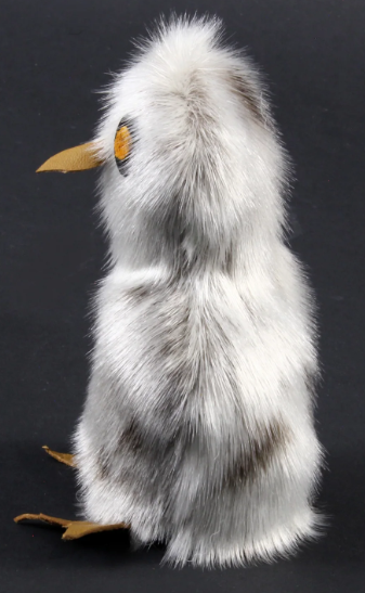 Grey Sealskin Ookpik (Owl) - Daisy Savard