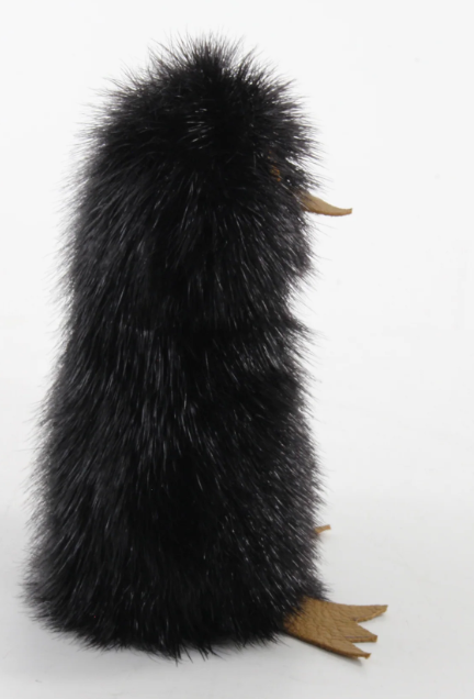 Black Sealskin Ookpik (Owl) - Daisy Savard