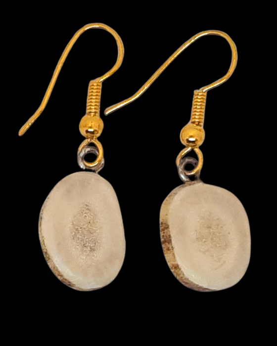 Antler Earrings - Gilbert Inukpuk