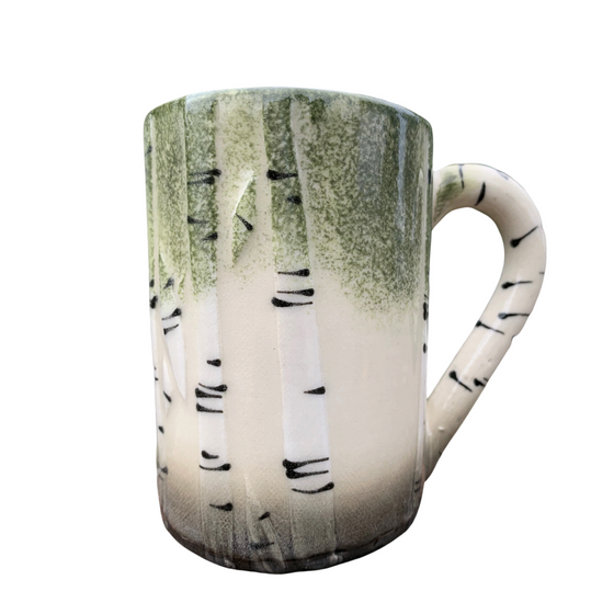 Green Birch Mug