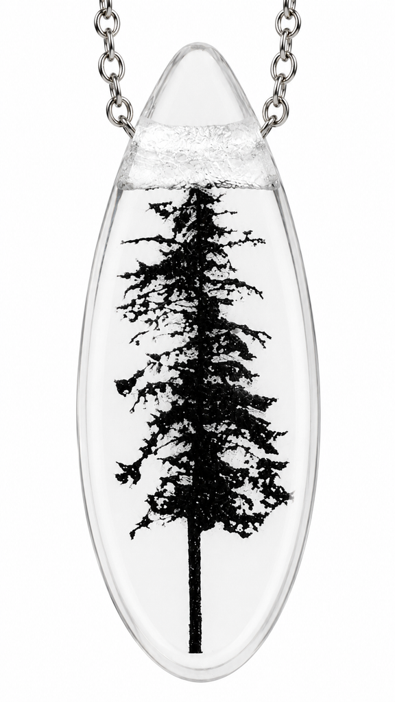 Teardrop Tree Necklace