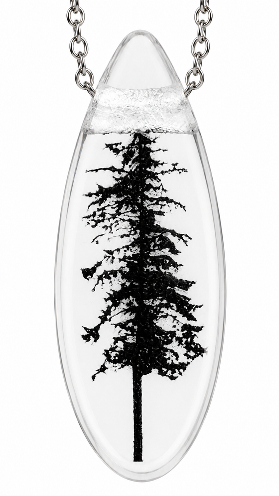 Teardrop Tree Necklace