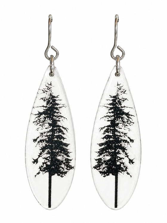 Teardrop Tree Earrings