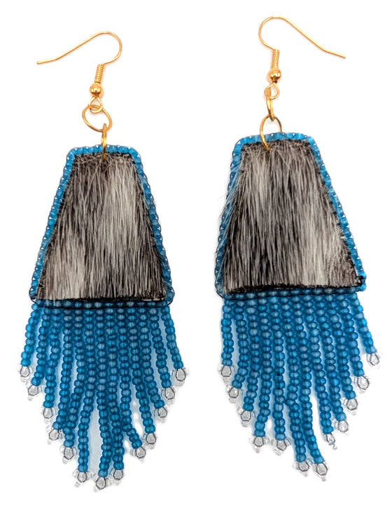 Sealskin Earrings Mary Qitsualuk