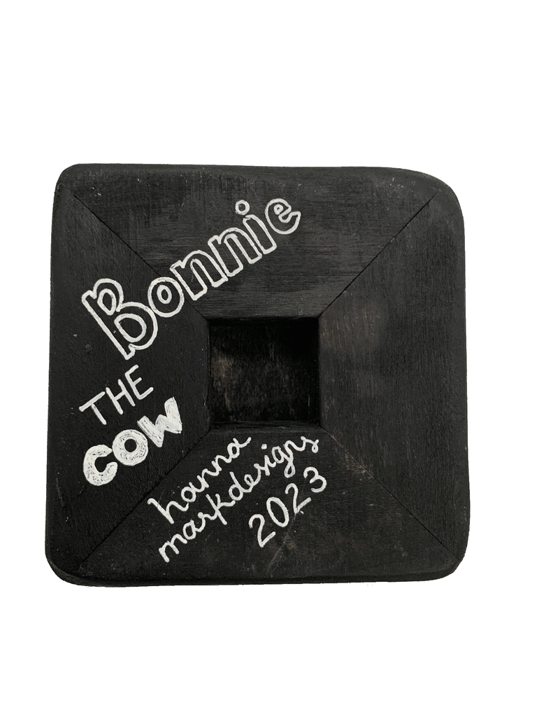 Bonnie The Cow - Wall Art Block
