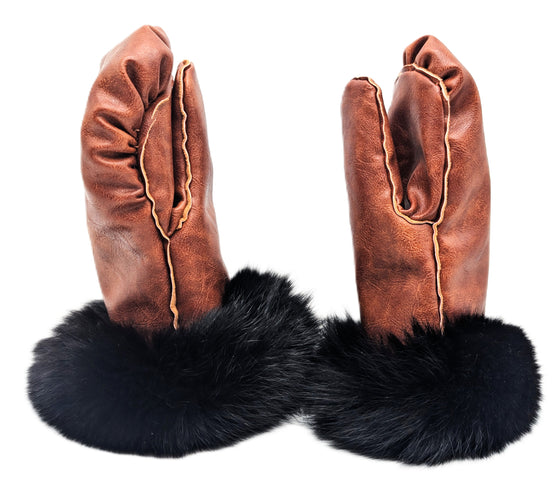 Men's Leather Mittens - Mae Gordon