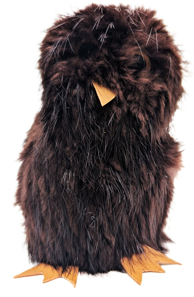 Brown Sealskin Ookpik (Owl) - Daisy Savard