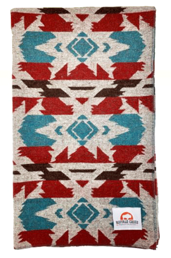 First Nations "Morning Star" Throw Blanket