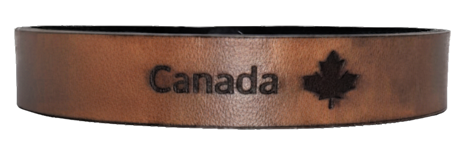 Leather "Canada" Bracelet