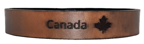 Leather "Canada" Bracelet