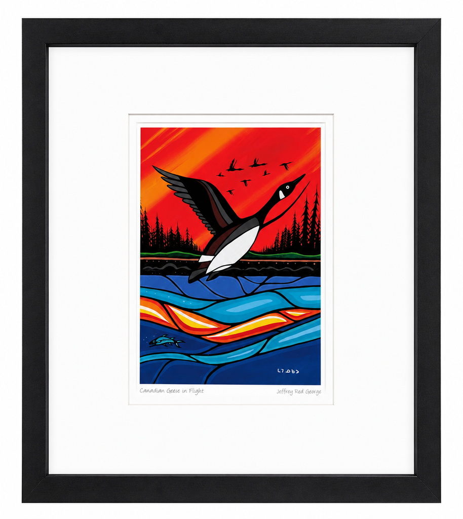 "Canadian Geese in Flight" - Jeffrey "Red" George