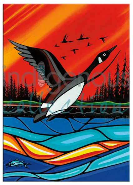 "Canadian Geese in Flight" - Jeffrey "Red" George