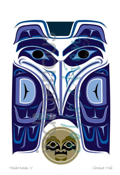 "Haida Raven IV" - Clarence Mills