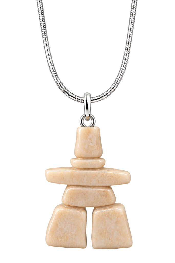 Antler Inukshuk Pendent - Sandy Maniapik
