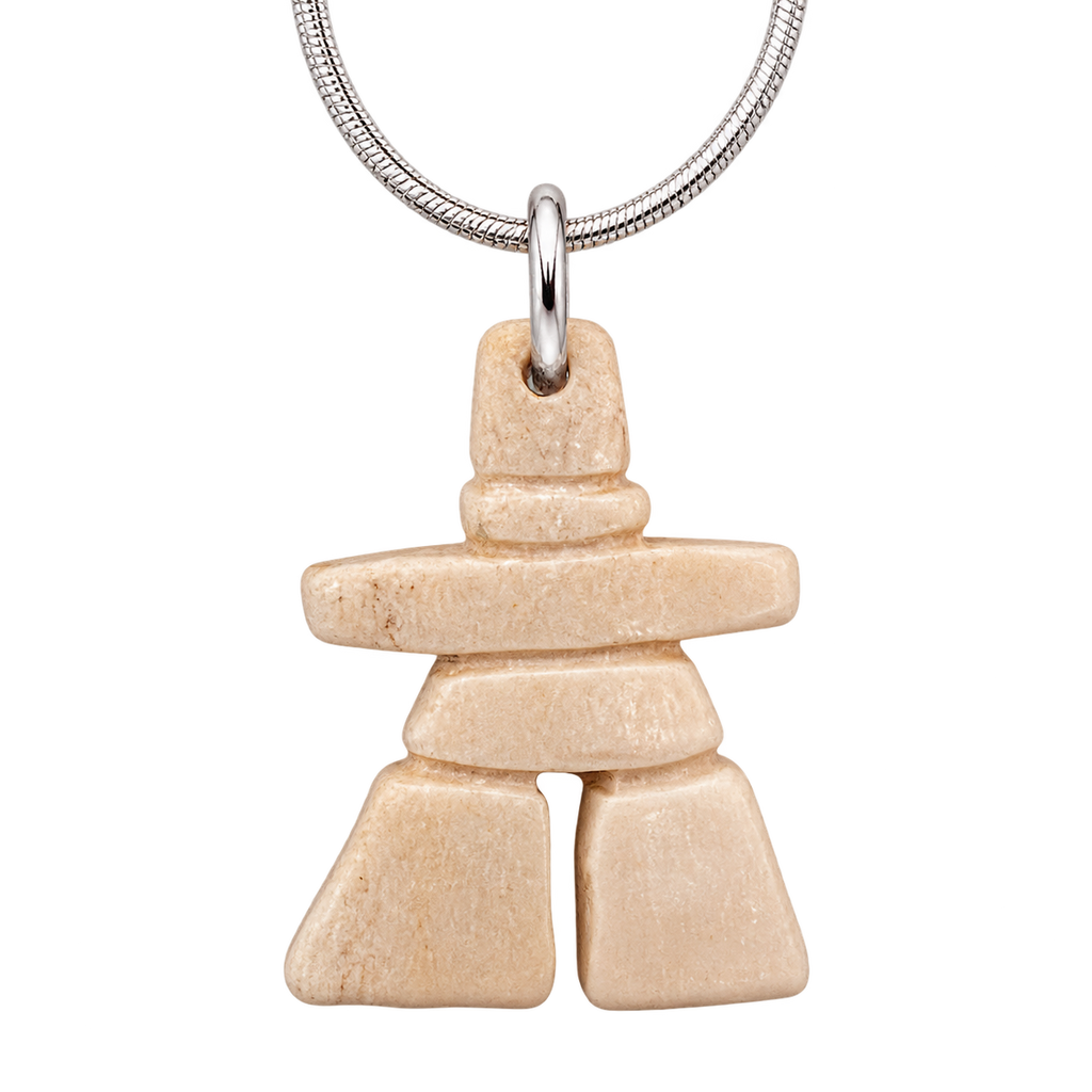 Antler Inukshuk Pendent - Sandy Maniapik