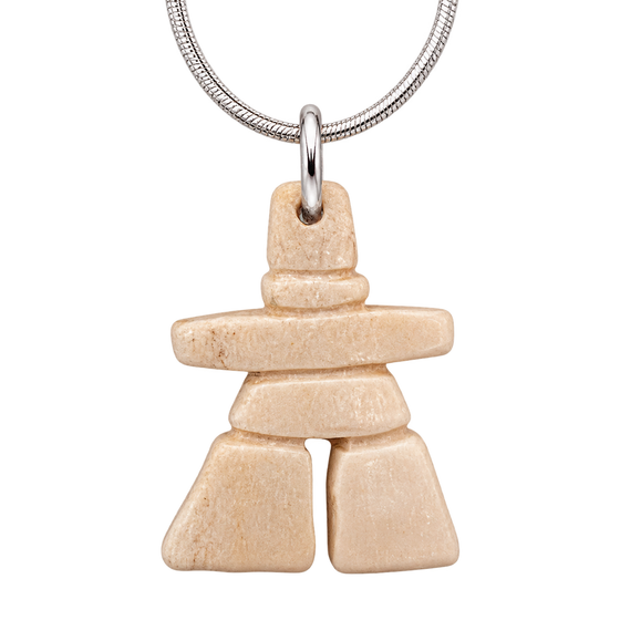 Antler Inukshuk Pendent - Sandy Maniapik