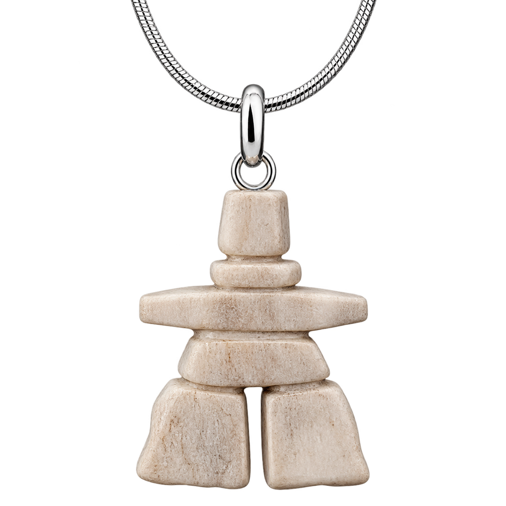 Antler Inukshuk Pendent - Sandy Maniapik