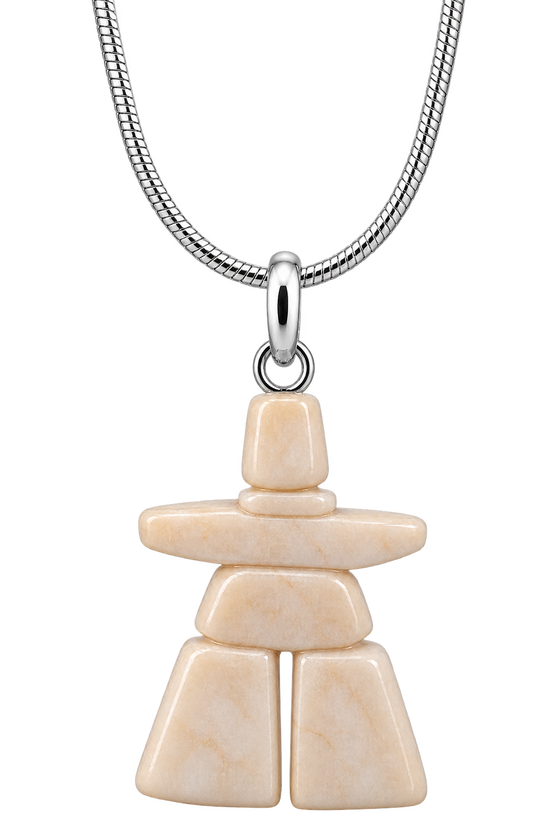 Antler Inukshuk Pendent - Sandy Maniapik